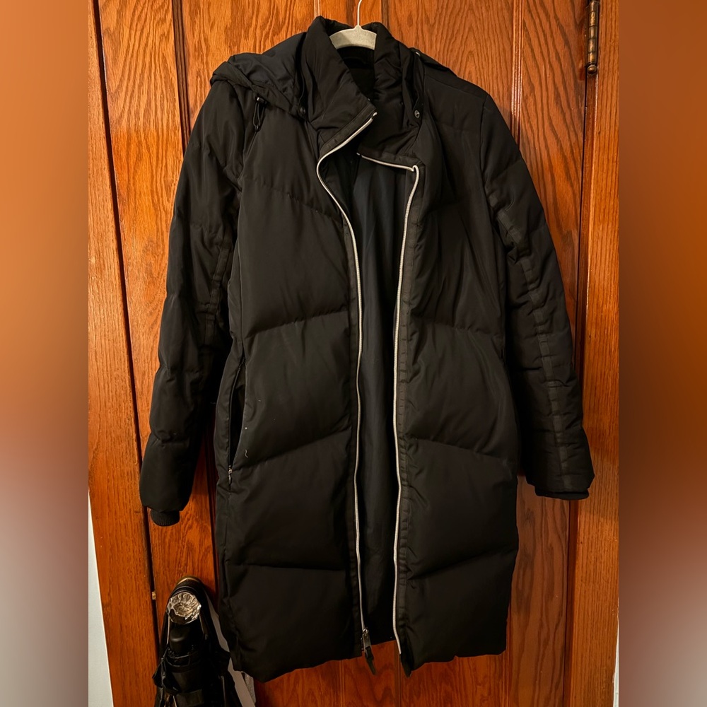 Lands End Long Black Jacket